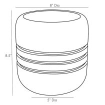 4865 Galan Vase Product Line Drawing