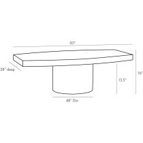 4877 Harrela Cocktail Table Product Line Drawing