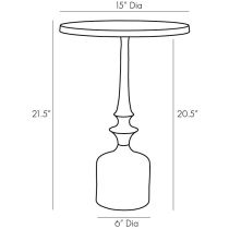 4889 Huntlee Accent Table Product Line Drawing