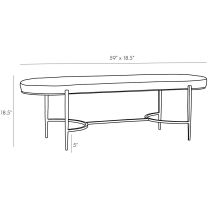 4890 Hanson Bench Product Line Drawing
