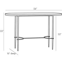 4901 Hamish Console Product Line Drawing