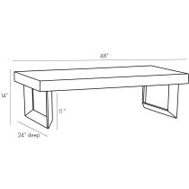 4902 Ignado Cocktail Table Product Line Drawing