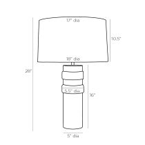 49021-296 Jennings Lamp Product Line Drawing