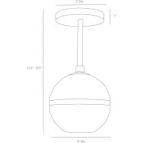 49063 Noble Pendant Product Line Drawing