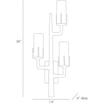 49082 Griffin Sconce Product Line Drawing
