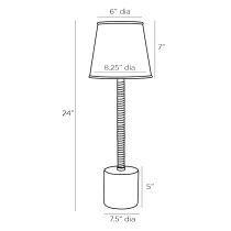 49115 Libby Lamp Product Line Drawing