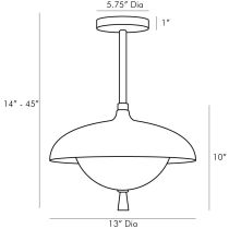 49219 Stanwick Outdoor Pendant Product Line Drawing