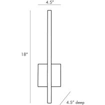 49246 Simba Sconce Product Line Drawing