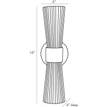 49255 Whittier Sconce Product Line Drawing