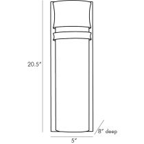 49325 Chamberlain Outdoor Sconce Product Line Drawing