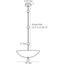 49347 Wendelin Chandelier Product Line Drawing