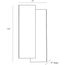 49394 Driscoll Sconce Product Line Drawing