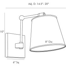 49404 Watson Sconce Product Line Drawing
