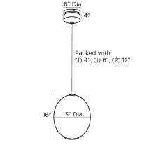 49516 Somerville Pendant Product Line Drawing