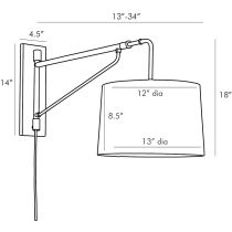 49639-730 Anthony Sconce Product Line Drawing