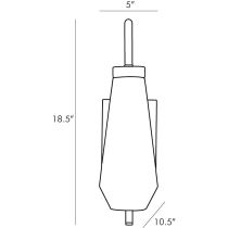 49642 Conrad Sconce Product Line Drawing