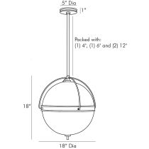 49664 Dorothy Pendant Product Line Drawing