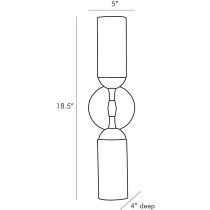 49670 Emmett Sconce Product Line Drawing