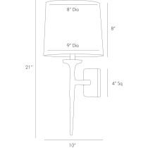49701-362 Franz Sconce Product Line Drawing
