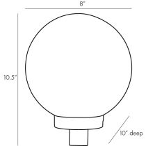 49733 Gilon Sconce Product Line Drawing
