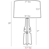 49743-133 Gemson Lamp Product Line Drawing