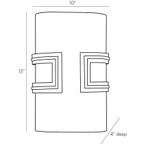 49752 Hewett Sconce Product Line Drawing