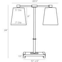 49760-600 Messina Lamp Product Line Drawing