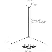 49790 Manchester Pendant Product Line Drawing