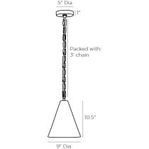 49794 Oakland Pendant Product Line Drawing