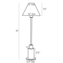 49873 Pierre Lamp Product Line Drawing