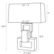 49921-691 Rendor Lamp Product Line Drawing