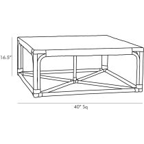 5025 Underhill Cocktail Table Product Line Drawing