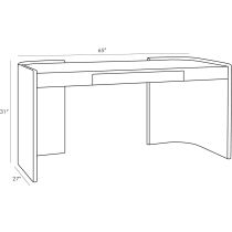 5081 Parnell Desk Product Line Drawing