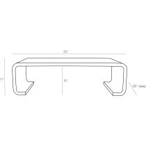 5094 Turnley Cocktail Table Product Line Drawing