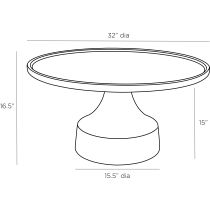 5099 Joelie Coffee Table Product Line Drawing