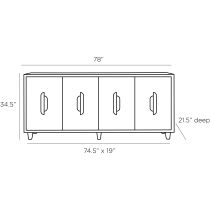 5120 Kianna Credenza Product Line Drawing
