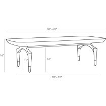 5369 Wagner Cocktail Table Product Line Drawing
