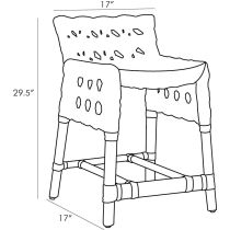 5536 Richmond Counter Stool Product Line Drawing