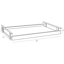 5554 Archer Tray Product Line Drawing