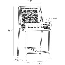 5564 Cameron Counter Stool Product Line Drawing