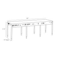 5589 Fincher Bench Product Line Drawing