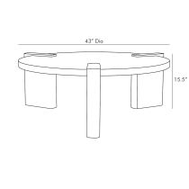 5597 Forrest Coffee Table Product Line Drawing