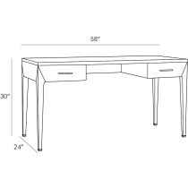 5602 Dublin Desk Product Line Drawing