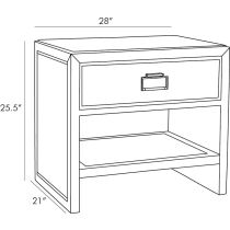 5605 Ethan Side Table Product Line Drawing