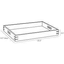 5621 Gustav Tray Product Line Drawing