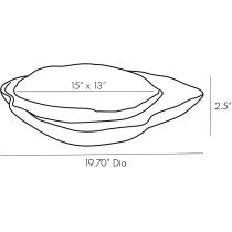 5622 Hollie Trays, Set of 2 Product Line Drawing