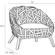 5635 Horatio Chair Product Line Drawing