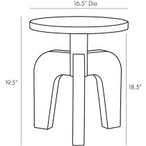 5638 Hector Accent Table Product Line Drawing