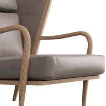 5743 Stassi Wing Chair Back Angle View