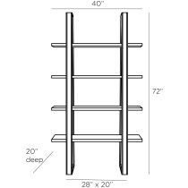 5766 Reedley Etagere Product Line Drawing